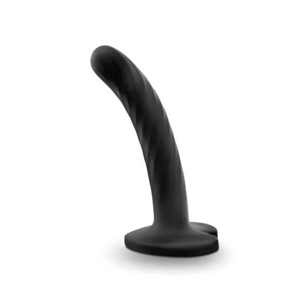 Temptasia Twist Small - dildo torcido com ventosa (preto)