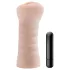 M for Men Ashley - masturbador masculino vibratório - cor natural