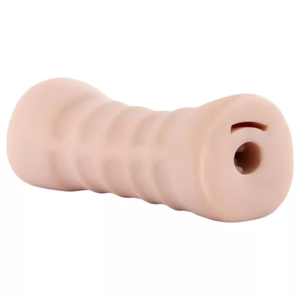 M for Men Ashley - masturbador masculino vibratório - cor natural