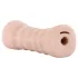 M for Men Ashley - masturbador masculino vibratório - cor natural