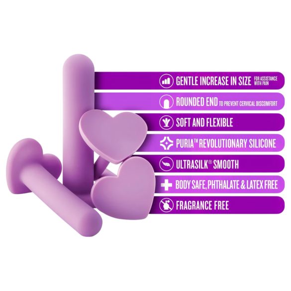 Blush Wellness - kit dilatador vaginal - 5 peças - silicone lilás