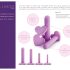 Blush Wellness - kit dilatador vaginal - 5 peças - silicone lilás
