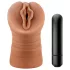 M For Men Sofia - masturbador vagina realística vibratória - cor natural