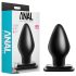 Anal Adventures XL - plug anal grande - silicone preto