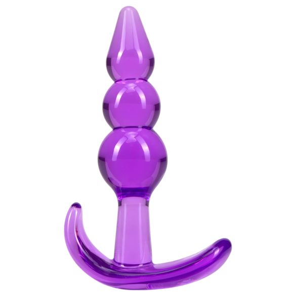 B Yours - plug anal bolas - silicone roxo