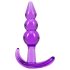 B Yours - plug anal bolas - silicone roxo