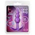 B Yours - plug anal bolas - silicone roxo