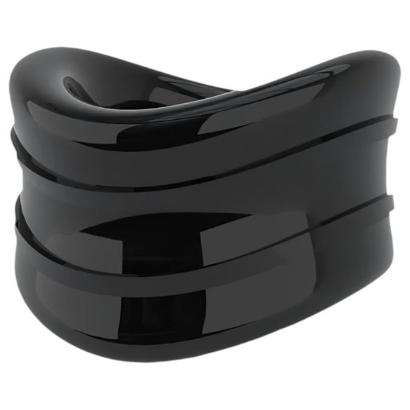 Stay Hard Beef - anel peniano elástico para escroto - silicone preto