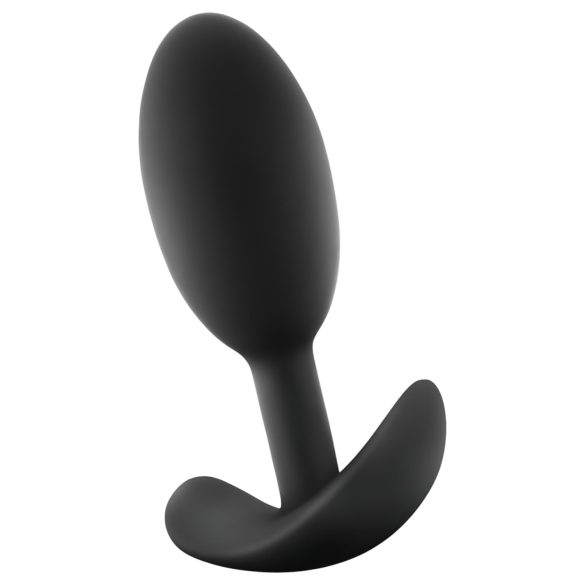 Anal Adventures Platinum - plug anal médio - silicone preto