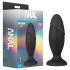 Anal Adventures Platinum Rocket - plug anal grande - silicone preto