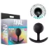 Anal Adventures Platinum - plug anal vibratório - silicone preto