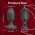 AlvUp - vibrador anal inteligente - silicone preto
