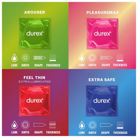 Durex Surprise Me - preservativo embalagem 40 unidades