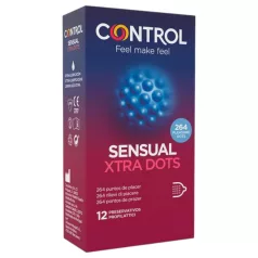 Control - preservativo extra pontuado - 12 unidades