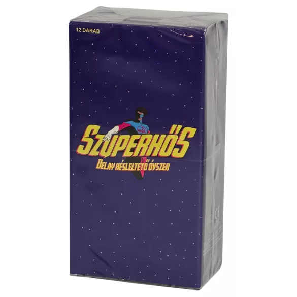 Super-herói - preservativo com efeito retardante (12 unid.)