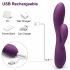 Engily Ross Bacall 2.0 - vibrador com estímulo clitóris e ponto G - lilás