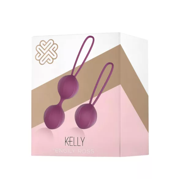Engily Ross Kelly - kit de bolas de pompoarismo 2 peças - roxo