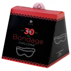   Secret Play Desafio de Bondage de 30 Dias - jogo de cartas de desafio de bondage (inglês, espanhol)