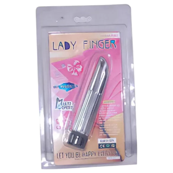Baile - vibrador bullet Lady Finger - prata