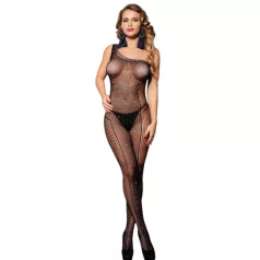 Subblime 952037 - macacão em rede preto com strass (S-L)