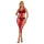 Subblime 952327 - vestido em rede com alças cruzadas (vermelho) - S-L