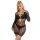 Subblime 952464 - minivestido de rede com laço (preto) - S-L