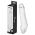 Addicted Toys - capa peniana com anel peniano - 23cm - transparente