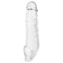 Addicted Toys - capa peniana com anel peniano - 23cm - transparente