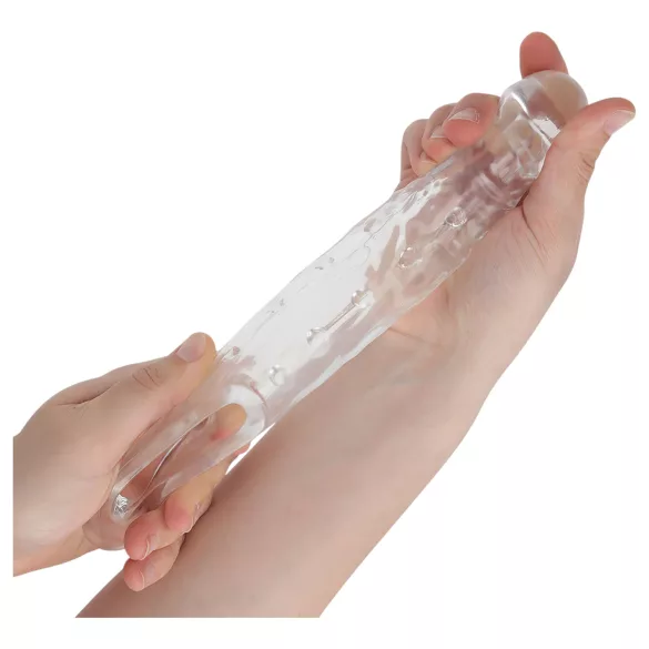 Addicted Toys - capa peniana com anel peniano - 23cm - transparente