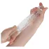 Addicted Toys - capa peniana com anel peniano - 23cm - transparente