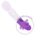 Intense Christy - vibrador massageador língua em movimento - silicone roxo