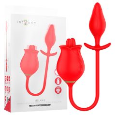   Intense Melanie - vibrador clitoriano 2 em 1 língua vibratória - vermelho