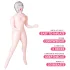 Intense Dolls Ingrid - boneca inflável corpo inteiro - PVC