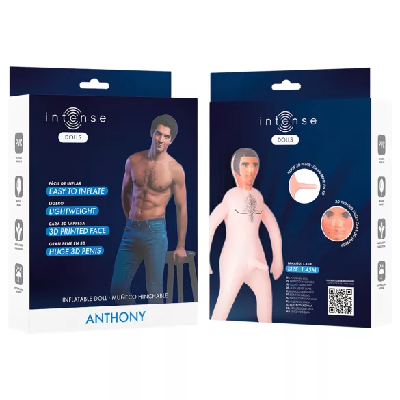 Intense Dolls Anthony - boneco inflável masculino