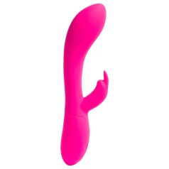   Platanomelón Lucas - vibrador com estimulador de clitóris recarregável - rosa