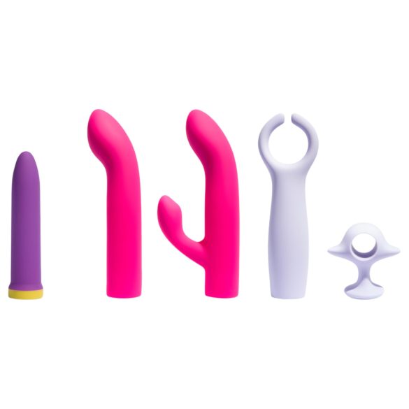 Platanomelón Bali - Vibrador com 4 Acessórios (Roxo)
