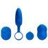 Platanomelón Mobi - vibrador com controle remoto recarregável - kit 2 peças azul