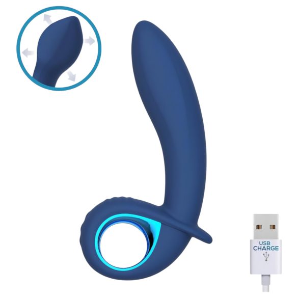 INTOYOU Palha - vibrador inflável recarregável (azul)