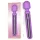 Engily Ross Aura - vibrador massageador recarregável digital - silicone roxo