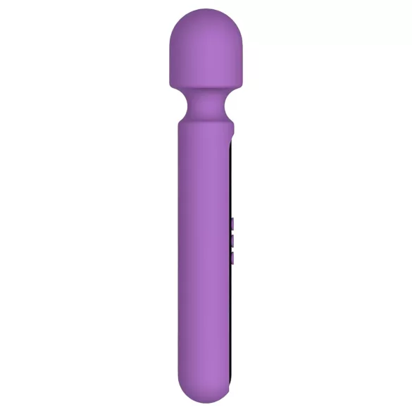 Engily Ross Aura - vibrador massageador recarregável digital - silicone roxo