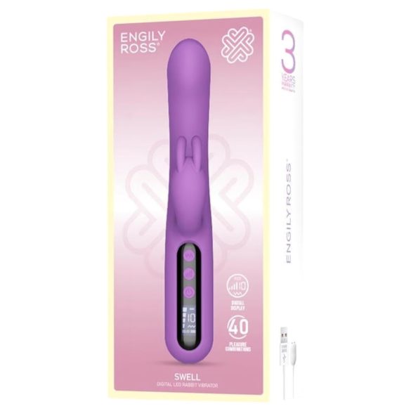 Engily Ross Swell - vibrador clitóris recarregável digital com braço - lilás