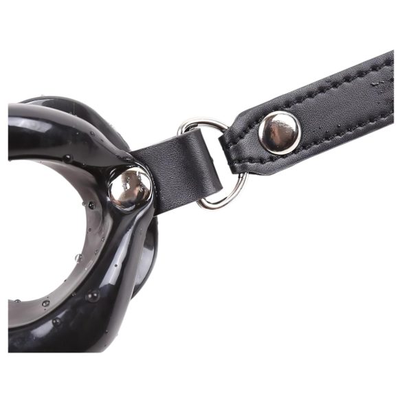 Latetobed - mordaça boca silicone formato boca - preto