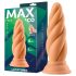 Max & Co Felix - plug anal espiral - 15cm - cor natural