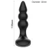 AfterDark - massageador de próstata vibratório - silicone preto