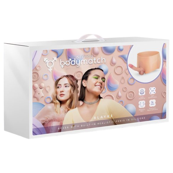 INTOYOU - cinta peniana com pênis realístico - cor natural