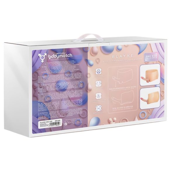 INTOYOU - cinta peniana com pênis realístico - cor natural