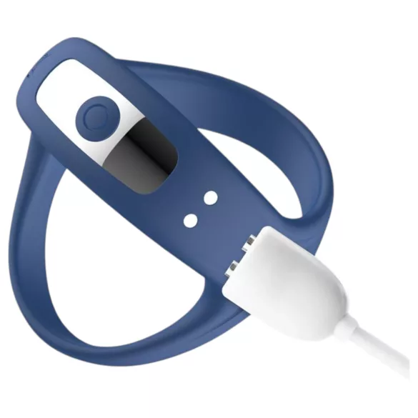 INTOYOU - anel peniano vibratório inteligente - silicone azul