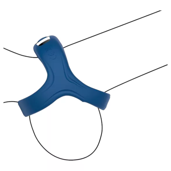 INTOYOU - anel peniano vibratório inteligente - silicone azul