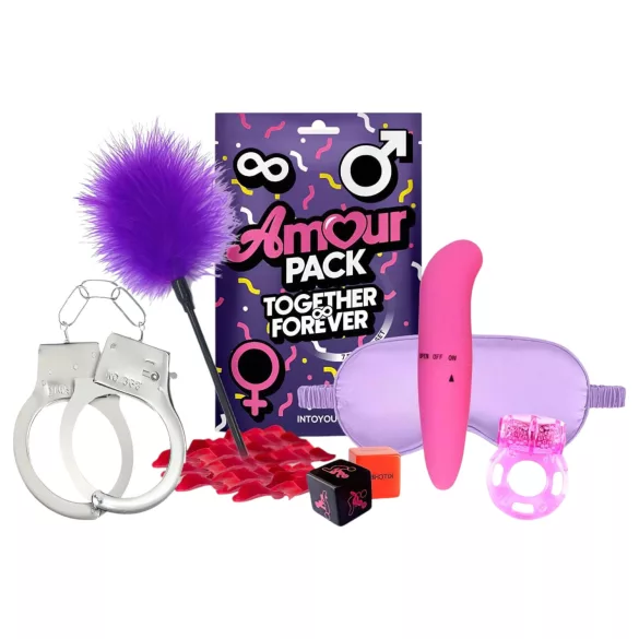 Amour Pack Together - kit iniciante com vibrador - 7 peças