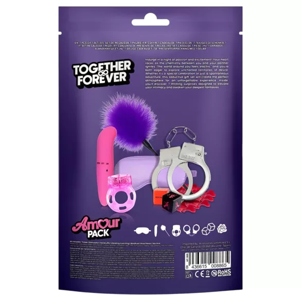 Amour Pack Together - kit iniciante com vibrador - 7 peças